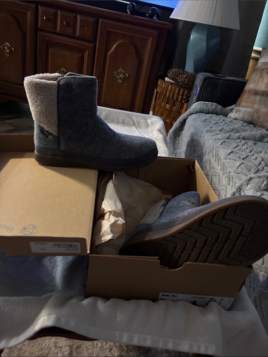 Chaco Shoes - Chaco Gray Revel Tall Kids Boots